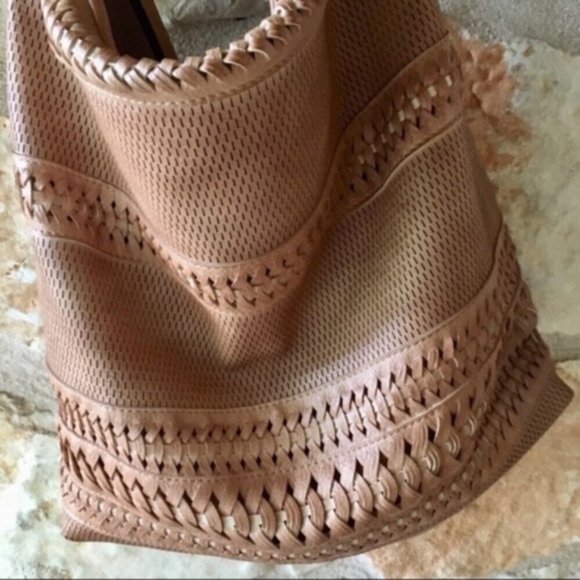 NWT Moda Luxe Tan Leather Bag - Picture 4 of 14